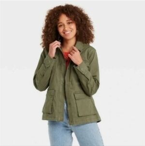 Universal Thread oversized Army Green Utility Cargo Jacket XS